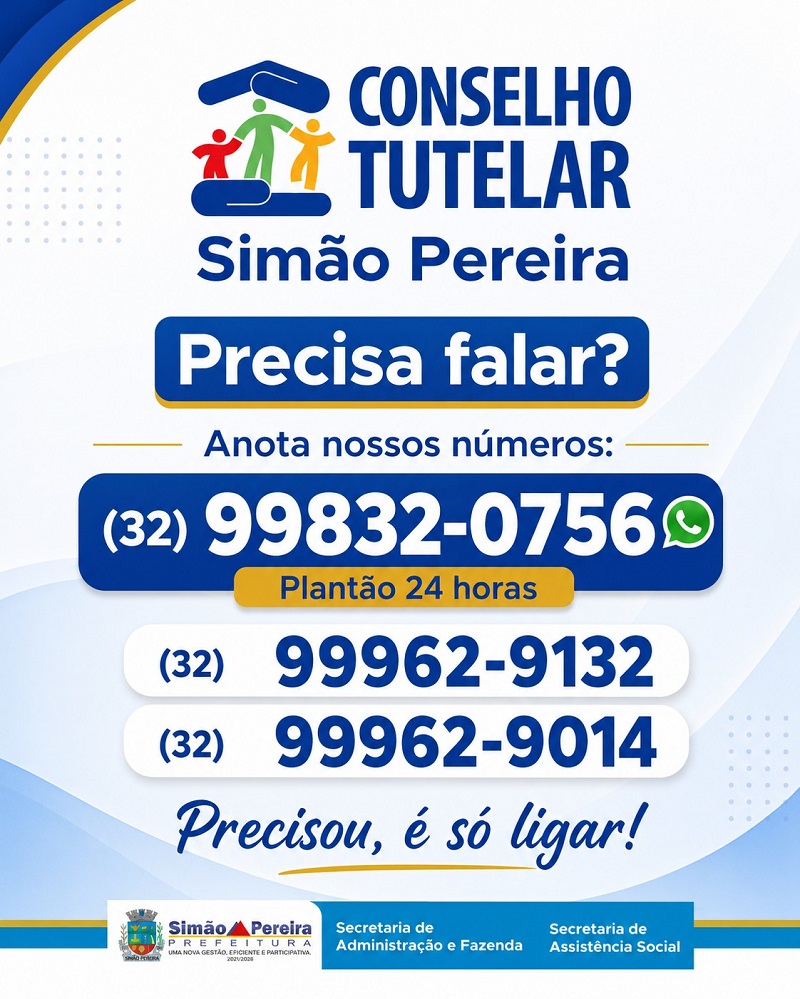 Conselho Tutelar reforça novos números de contato para atender a comunidade