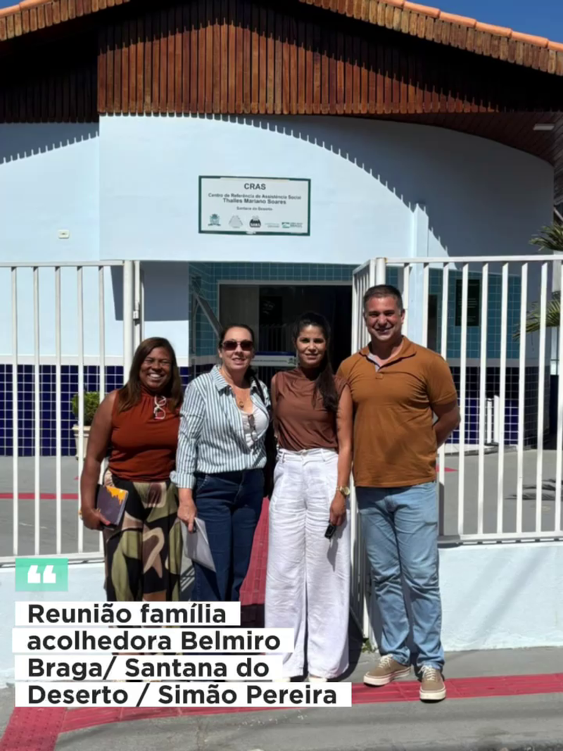 Simão Pereira recebe reunião para discussão sobre implantação do projeto “Família Acolhedora”